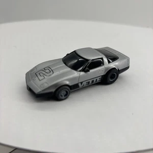 TYCO CORVETTE 2 SLOTCAR SILVER UNTESTED - Picture 1 of 7