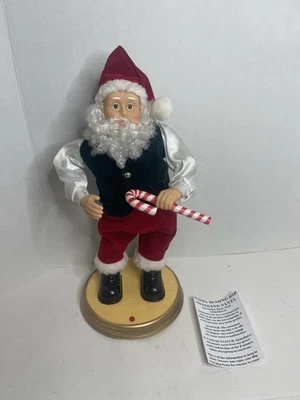 VIDEO Gemmy CUSTOM 10 Song Hip Swinging Santa Claus Large 16" Eriktronix Works! - Image 1 of 4