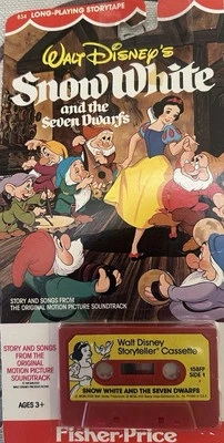 1984 Walt Disney Snow White and the Seven Dwarfs Storyteller Cassette Tape  -New - Image 1 of 3