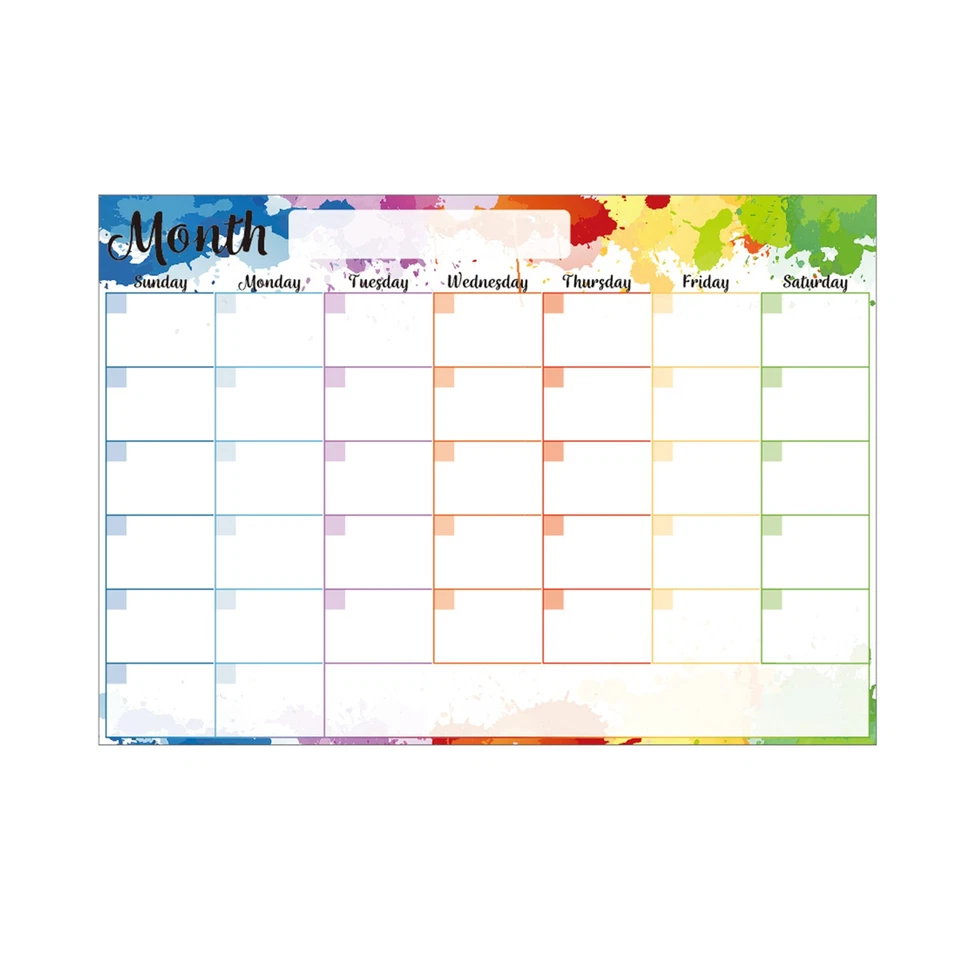 Fridge Calendar Whiteboard 2025 Magnetic Refrigerator Calendar Planner - Image 1 of 4