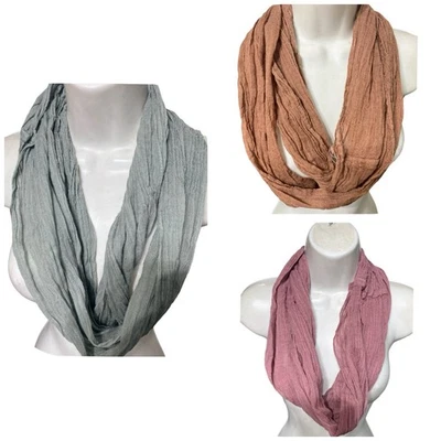 Simply Noelle Womens Infinity Scarf Lot Of 3 - Image 1 of 4