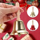 Jingle Instruments Wooden Rattle Xmas Handbell Christmas Bell Hand Call Bells