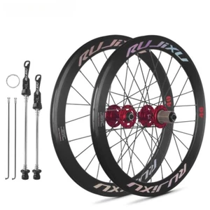 20inch Bicycle Wheelset Depth 40mm High-Quality V Brake Disc Brake 24 Holes - Picture 1 of 19