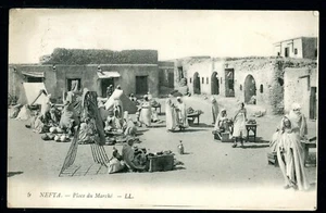 CPA - Carte Postale - Tunisie - Nefta - Place du Marché - 1920 (CP19131OK) - Picture 1 of 2
