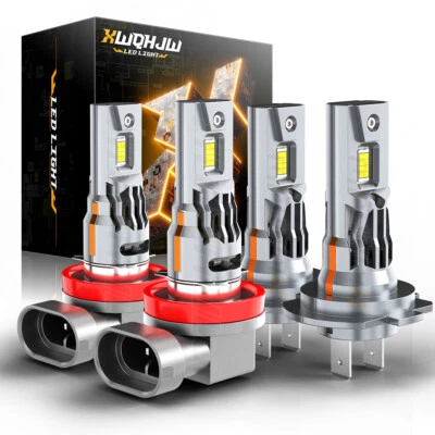 Faro LED haz bajo + bombilla antiniebla para Hyundai Tucson 2016-2020 4x H7 H11 Foto 1 de 4