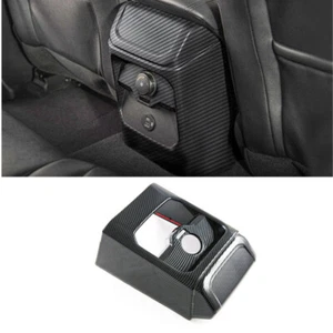 For Ford Everest 2023 2024 2025 Carbon Fiber Rear Air Vent Outlet Cover Trim   - Picture 1 of 6
