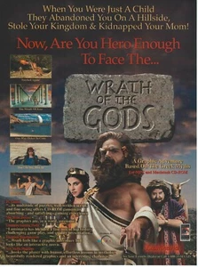 Wrath Of The Gods Print Ad/Poster Art PC Big Box - Picture 1 of 2
