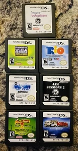 7 Total Games Lot Nintendo DS Game Cartridge Only Rio Madagascar 2 Spy Kids - Picture 1 of 1