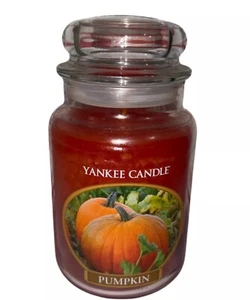 Yankee Candle PUMPKIN Retired Large Jar 22 OZ Rare New Vintage NOS - Picture 1 of 3