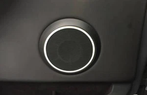 D Chrom Ringe für Türlautsprecher vorne unten / BMW E63 E64 - Edelstahl poliert - Picture 1 of 3