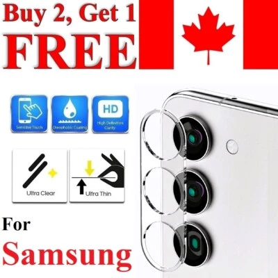 Tempered Glass Camera Lens Protector for Samsung S25 S24 S23 S22 S21 S20 FE A54 - Image 1 of 4
