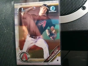 Matt Mercer RC Rookie 1st 2019 Bowman Chrome Prospects #BCP-120 Diamondbacks - Picture 1 of 2