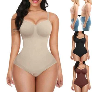 US Women Full Body Shaper Shapewear Tummy Control Butt Lifter Bodysuit - Picture 1 of 34
