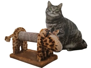 Katzen Spielzeug Kratz  Giraffe Kratzbaum Kratzrolle Rassel my fellow NEU - Bild 1 von 6