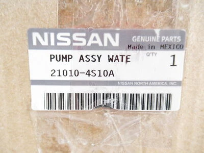 Genuine OEM Nissan Infiniti 21010-4S10A Water Pump Assembly 3.3L V6 - Image 1 of 4