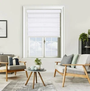 Godear Design moderner kabelloser lichtfilternder Zebra-Rollschirm - Eisweiß - Bild 1 von 2