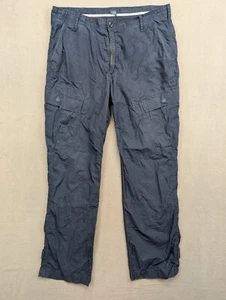 Vtg Polo Ralph Lauren Pants Men 34x32 Blue Cotton Paratrooper Cargo Rare Light - Picture 1 of 9