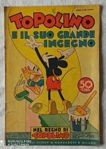 NEL REGNO DI TOPOLINO " Topolino e il suo grande..." n.34 Ed. Mondadori 1937 !! - Picture 1 of 5