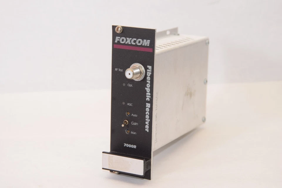 FOXCOM / ITE 7000R 84JA Fiberoptic Receiver Input / Output Module - Image 1 of 4