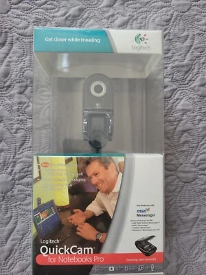 Logitech QuickCam for Notebooks Pro USB 2.0 Webcam new - Image 1 of 4