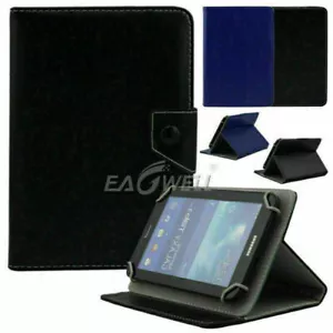 For Samsung 10.1" Tablet Universal Leather Flip Stand Case Bracket Folio Cover - Picture 1 of 13