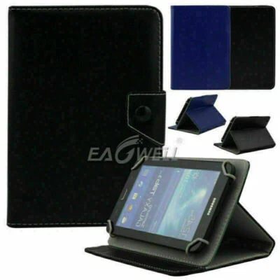 For Samsung 10.1" Tablet Universal Leather Flip Stand Case Bracket Folio Cover - Image 1 of 4