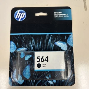 HP 564 Black Ink Cartridge Expires October 2023 - Picture 1 of 2
