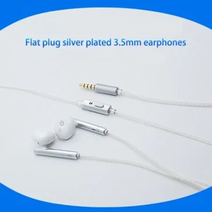HIFI Sound Quality HD Talking Semi-In-Ear 3.5mm Headset with Headset New - Afbeelding 1 van 10