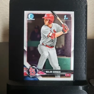 2018 Bowman Draft - Chrome #BDC-117 Nolan Gorman (RC) - Picture 1 of 3