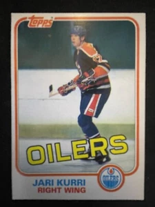 1981 Topps #107 JARI KURRI Rookie | Edmonton Oilers |  RC - Picture 1 of 4