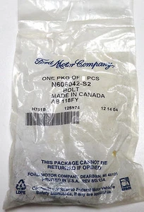 FLANGE BOLT-M8 1.25X45 Genuine Ford N606042-S2 - Picture 1 of 6