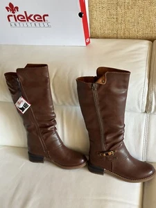 NIB RIEKER Fabrizia 52 Boots Stylish with Charming details. Size EUR 38, US 7. - Picture 1 of 12