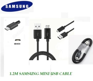 Mini USB Fast Charging Cable For Samsung MINI USB Charger Fits Android Data Sync - Picture 1 of 7