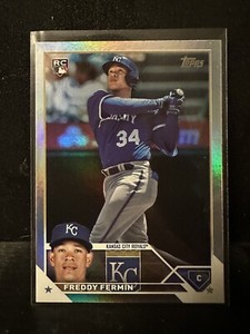 2023 Topps Update #US114 Freddy Fermin RC Rookie Kansas City Royals Rainbow Foil