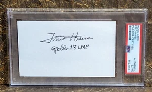 Autógrafo Fred Haise Apolo 13 NASA Astronauta PSA/DNA Autografiado Firmado - Imagen 1 de 2