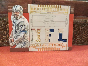 National Treasures NFL All Pros 1969 Prime Jersey Lions Alex Karras 11/12  2008 - Picture 1 of 4