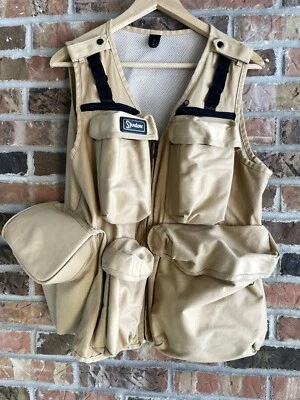 Vintage Spiratone Photographers Vest Tan Medium Pockets Galore Traveler - Image 1 of 4