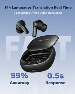 Translation Earbuds Real Time, AI Translator Earbuds with 144 Languages - Picture 1 of 6
