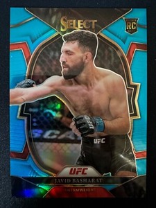 2023 Panini Select UFC Javid Basharat RC Concourse Light Blue Prizm 166/249