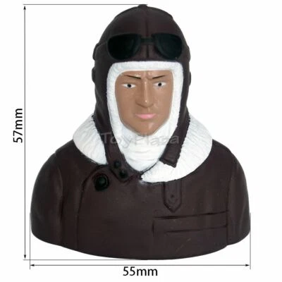 FMS MODEL FMSPilot009 Pilot Statue 57x55x37mm for RC Scale Airplane 1100mm PT-17 - Image 1 of 4