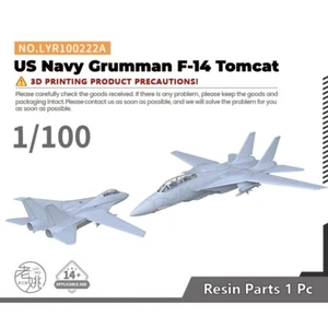 Yao's Studio LYR100222A 1/100 Military Model Kit US Navy Grumman F-14 Tomcat - Bild 1 von 6