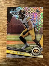 2023 Bowman Chrome U Football - COOPER DEJEAN - X-Fractor SSP 1st Iowa