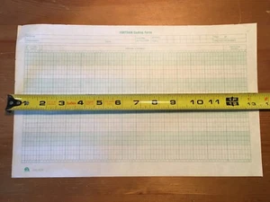 VINTAGE IBM FORTRAN PAPIER CODIERFORMULAR COMPUTER PROGRAMMIERER SPRACHTECHNOLOGIE - Bild 1 von 5