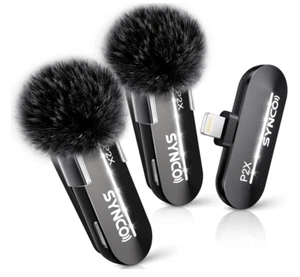 2 Kabellose Lavalier Mikrofon für iPhone P2XL Professionelle Ansteckmikrofone - Bild 1 von 5