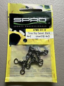 SPRO Three Way Swivel Size 1-Brand New-SHIPS N 24 HOURS