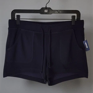 Old Navy Black Lounge Shorts Women’s Large NWT Pajama Sleepwear Soft Cotton  - Picture 1 of 12