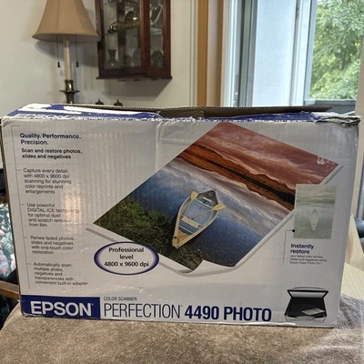 Epson Perfection 4490 Photo Scanner New Open Box  - Image 1 of 4