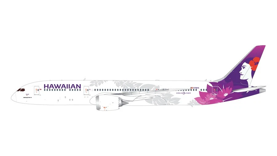 Gemini Jets 1:200 Hawaiian Airlines Boeing 787-9 N781HA G2HAL1403 PRE-ORDER - Image 1 of 1