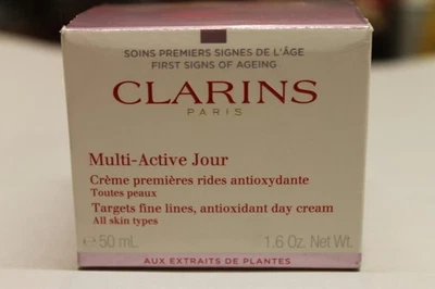 Clarins Paris Multi-Active Jour Day Cream 1.6 Oz Anti-Aging Skin NEW #C - Image 1 of 4