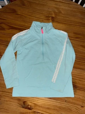 LILLY PULITZER PEQUEÑO PATRÓN POPOVER EN AQUA TALLA NIÑAS Grande (8-10) Foto 1 de 4